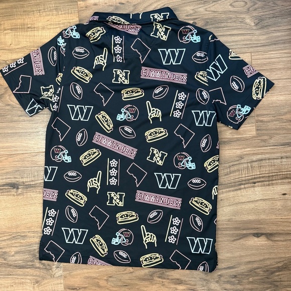 Chubbies NFL Washington Commanders Performance Polo Youth Medium 10/12 NWT - Picture 2 of 6